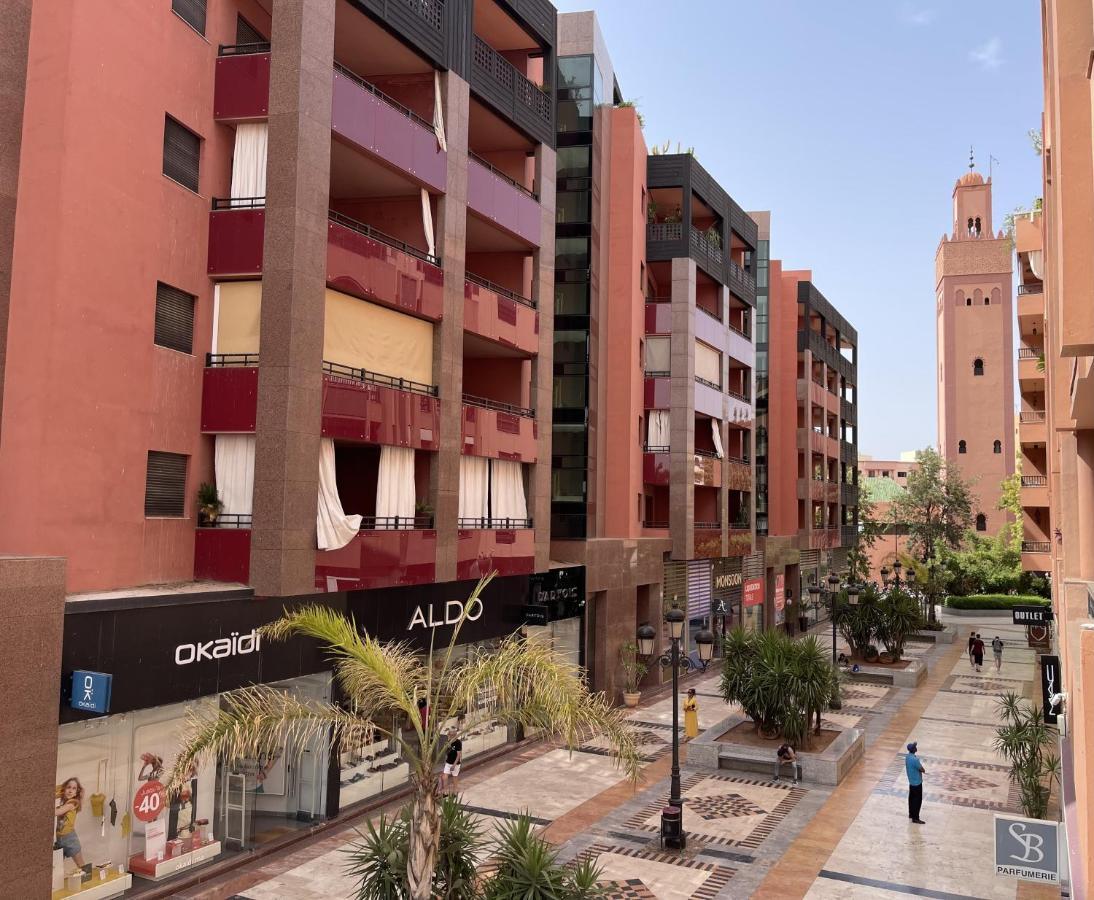 Appartement Chic Gueliz Plaza avec Vue Marrakesh Extérieur photo
