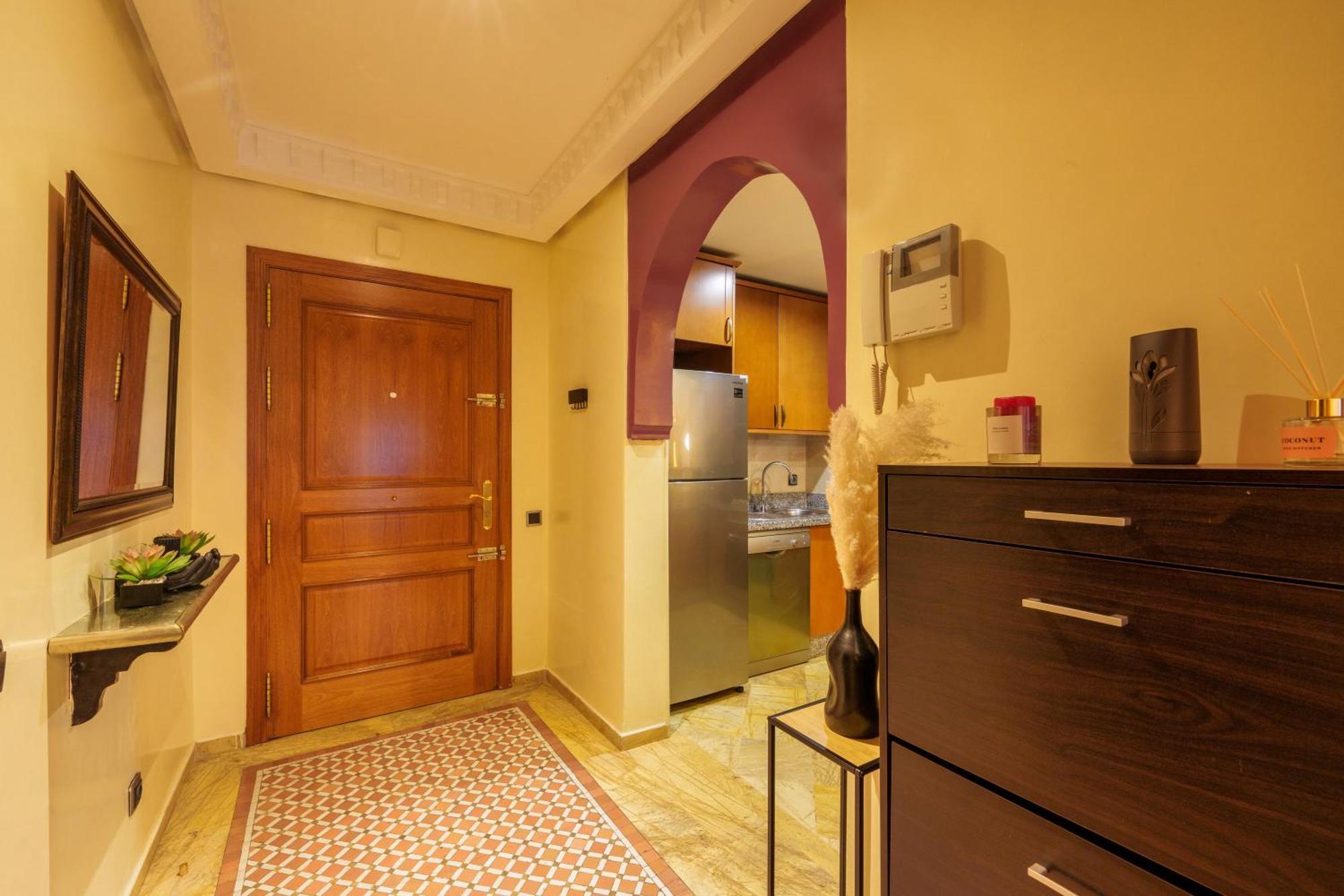 Appartement Chic Gueliz Plaza avec Vue Marrakesh Extérieur photo