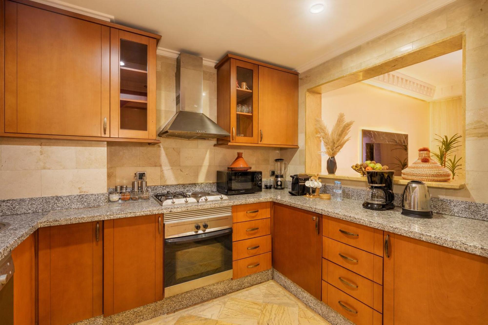 Appartement Chic Gueliz Plaza avec Vue Marrakesh Extérieur photo