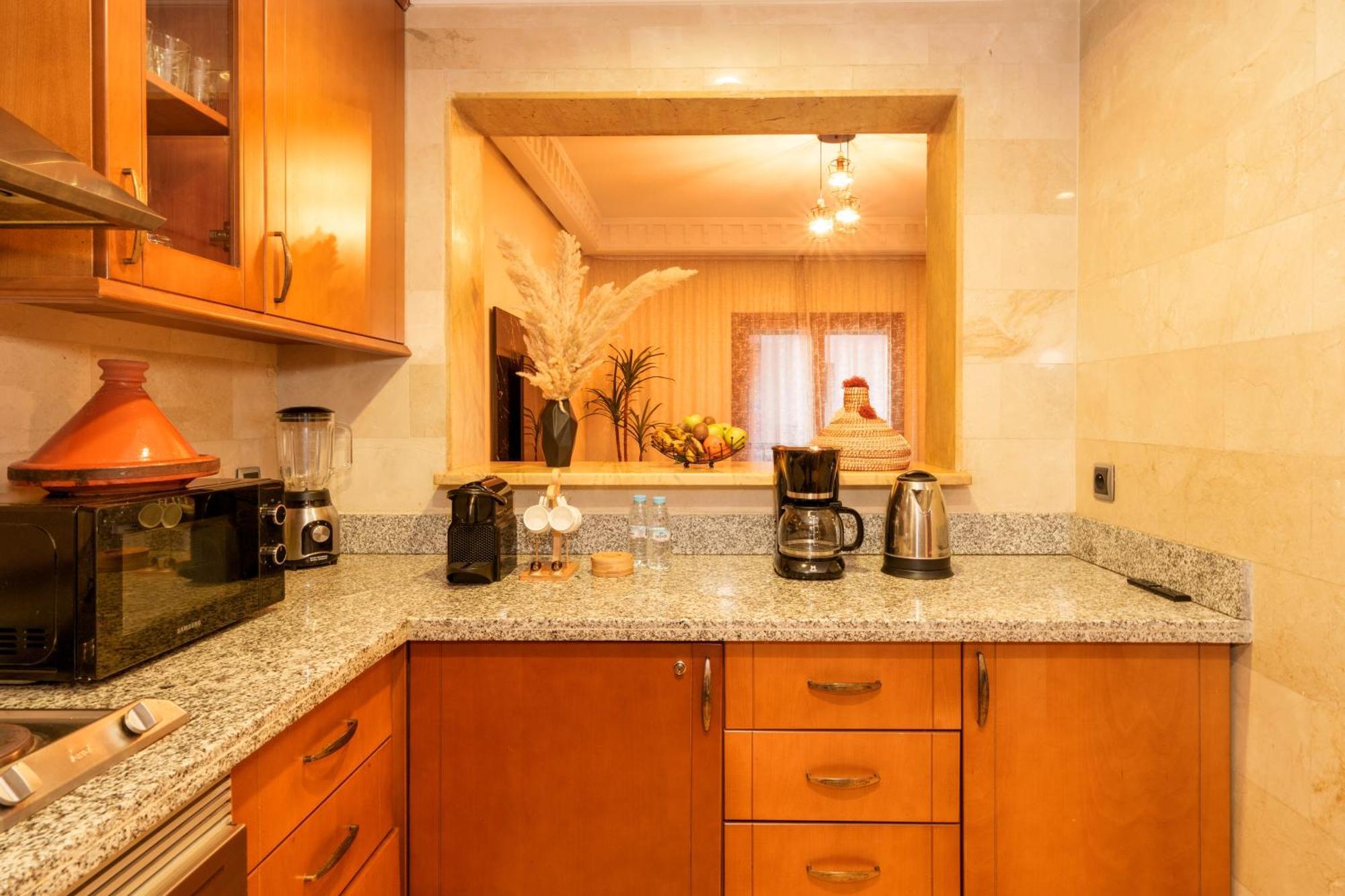 Appartement Chic Gueliz Plaza avec Vue Marrakesh Extérieur photo
