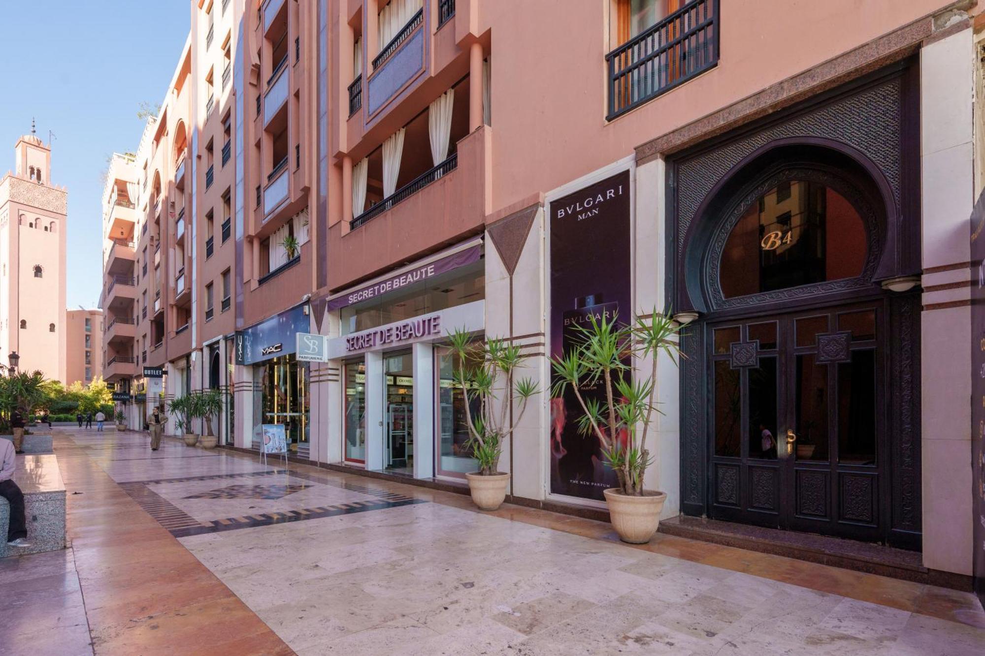 Appartement Chic Gueliz Plaza avec Vue Marrakesh Extérieur photo
