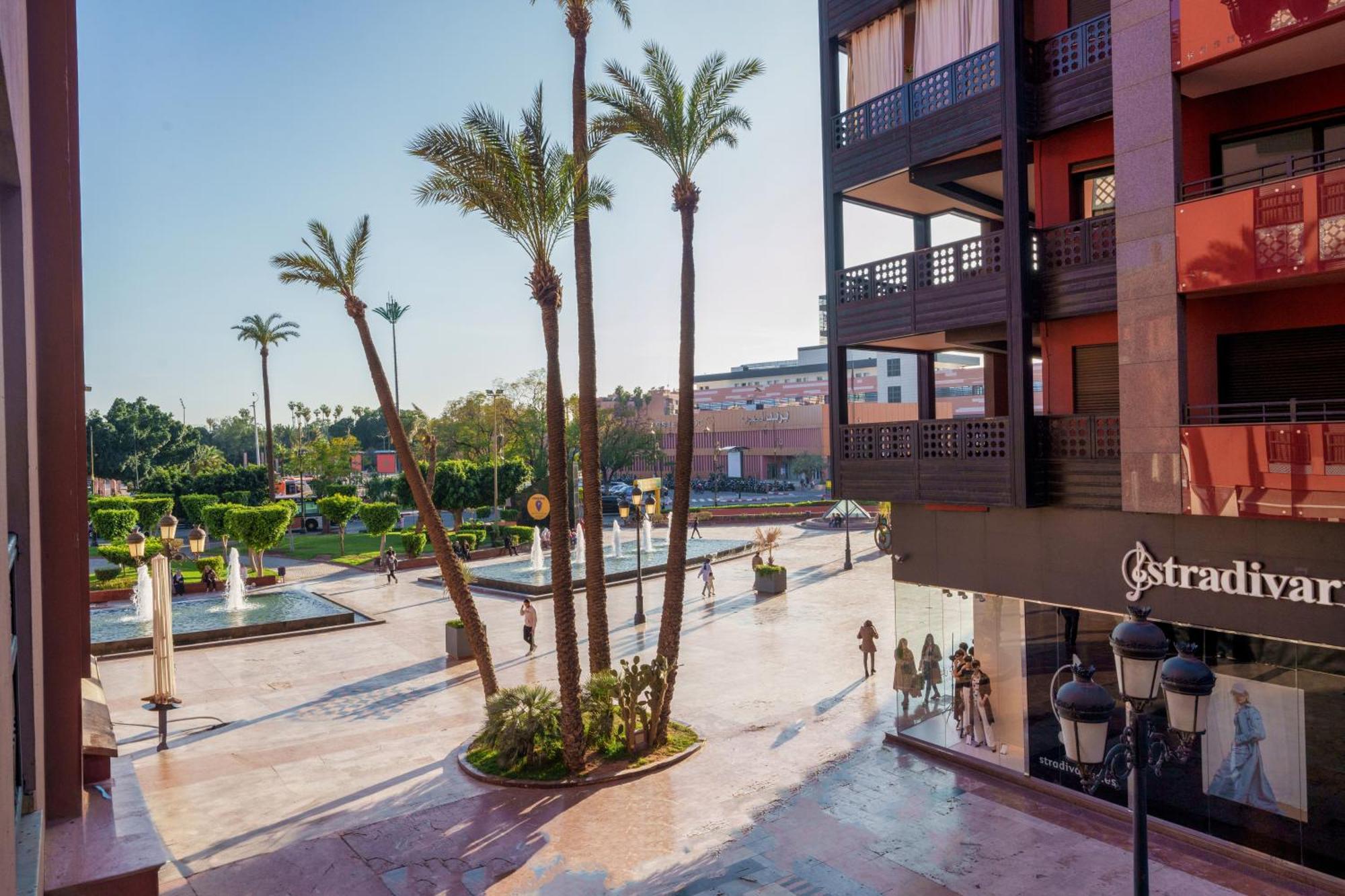 Appartement Chic Gueliz Plaza avec Vue Marrakesh Extérieur photo
